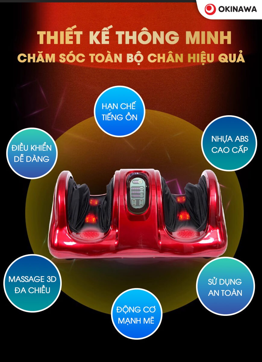 máy massage chân Okinawa OS-30 6