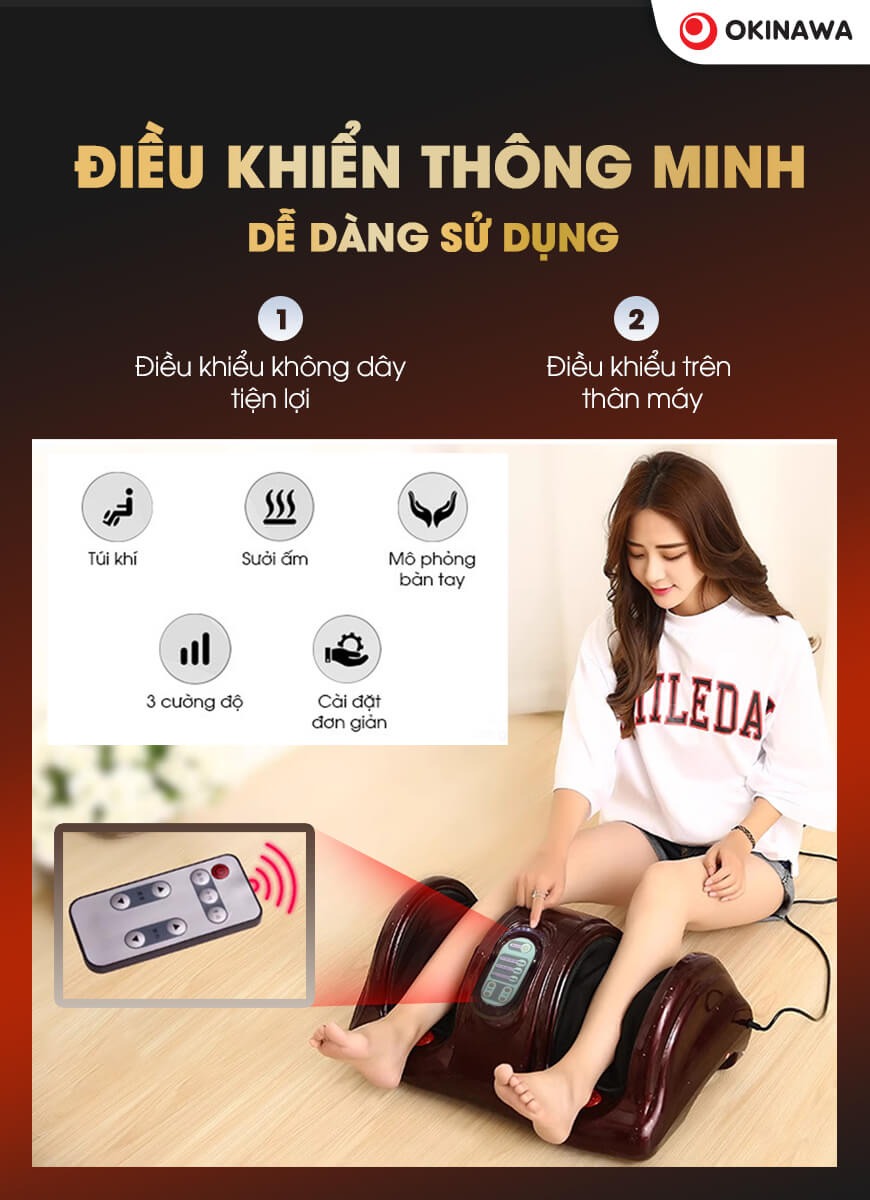 máy massage chân Okinawa OS-30 8
