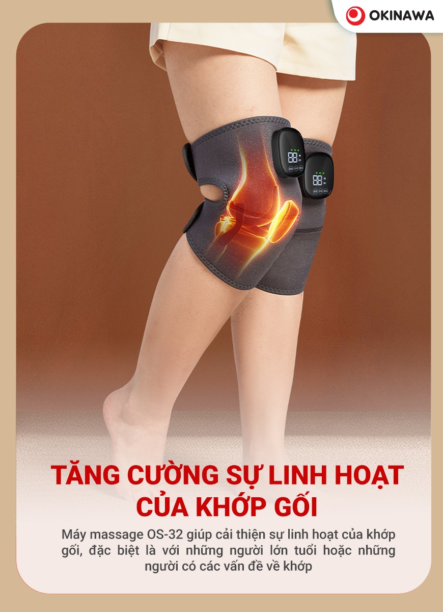 máy massage đầu gối Okinawa OS-32 6
