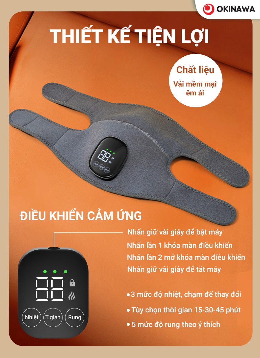 máy massage đầu gối Okinawa OS-32 8