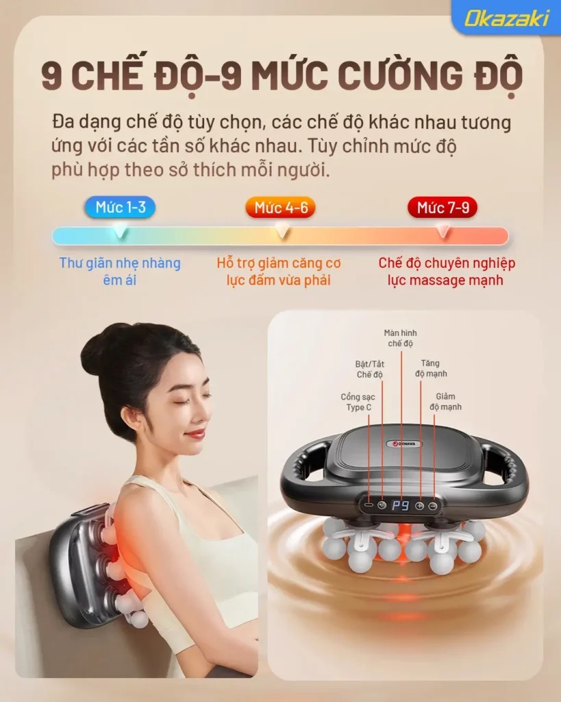 máy massage cầm tay Okinawa OS-35 4