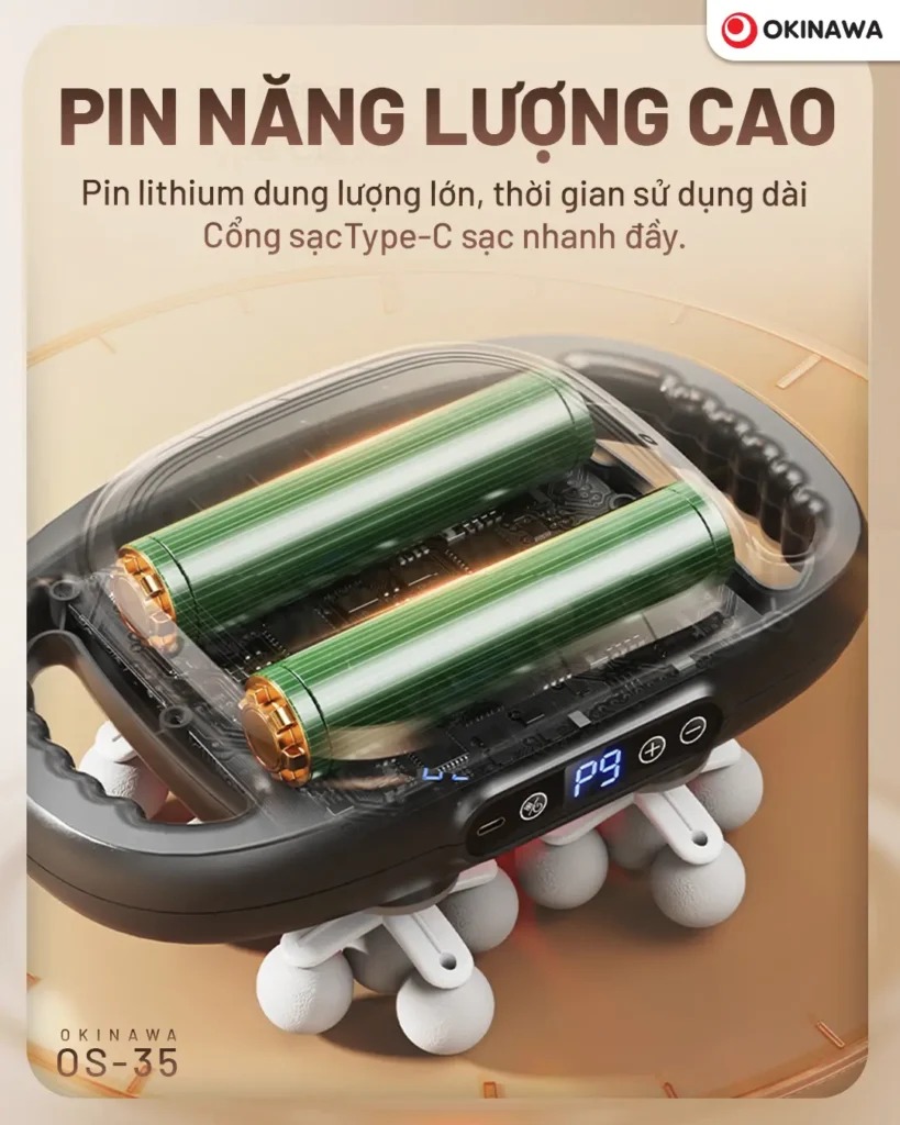 máy massage cầm tay Okinawa OS-35 6