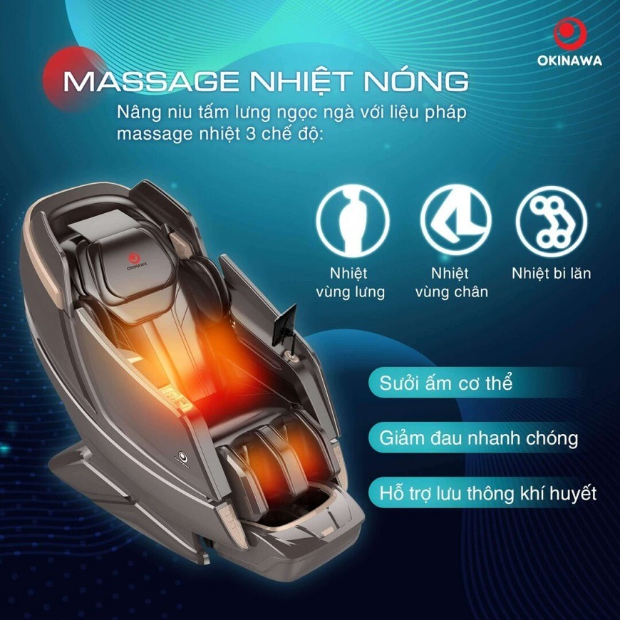 ghế massage Okinawa Crystal S-835 11