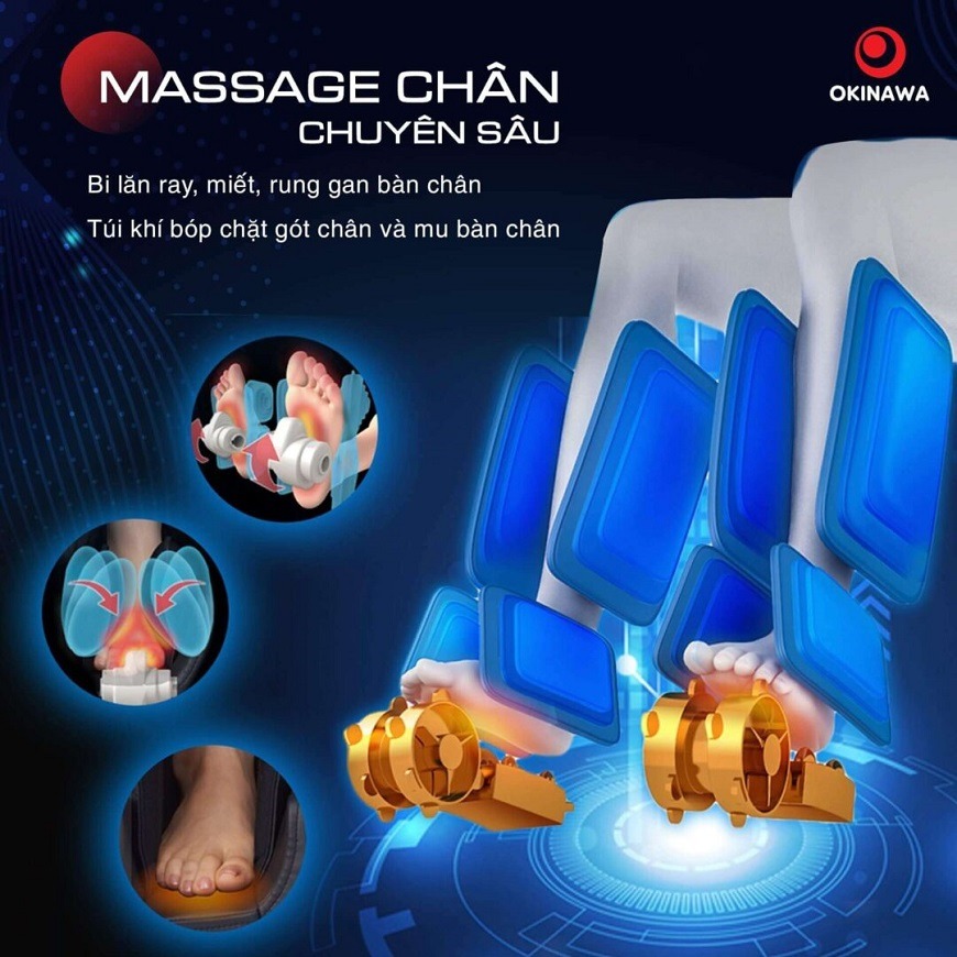 ghế massage Okinawa Crystal S-835 12