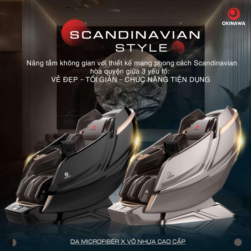 ghế massage Okinawa Crystal S-835 2