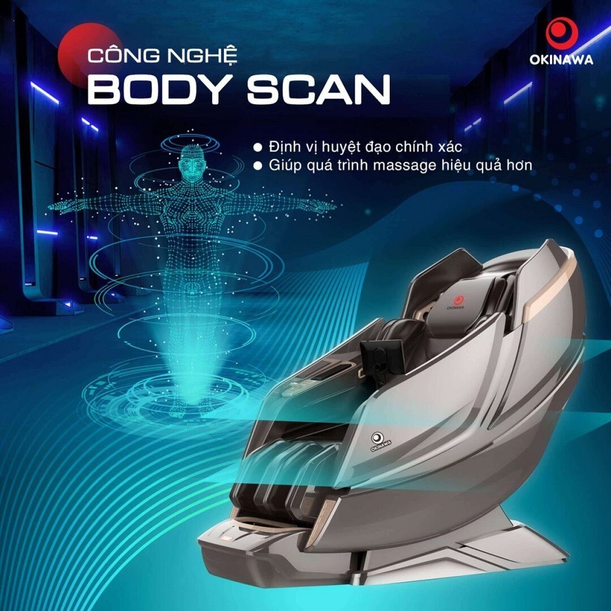 ghế massage Okinawa Crystal S-835 4