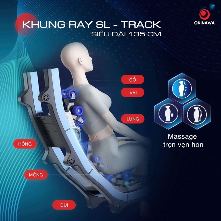 ghế massage Okinawa Crystal S-835 5
