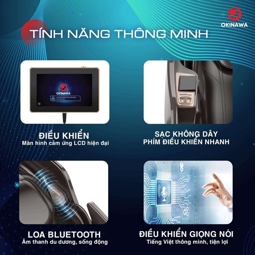 ghế massage Okinawa Crystal S-835 7
