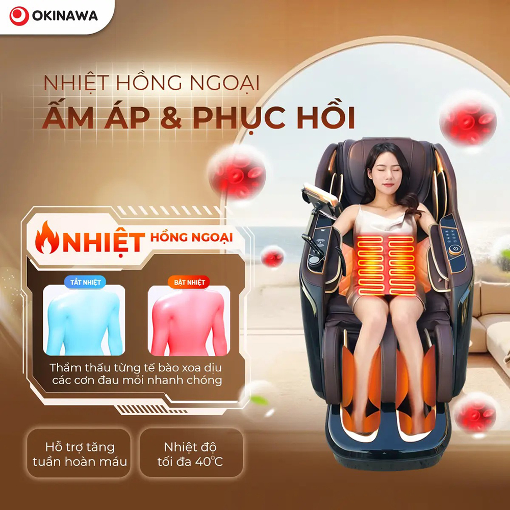 ghế massage Okinawa Elite 6