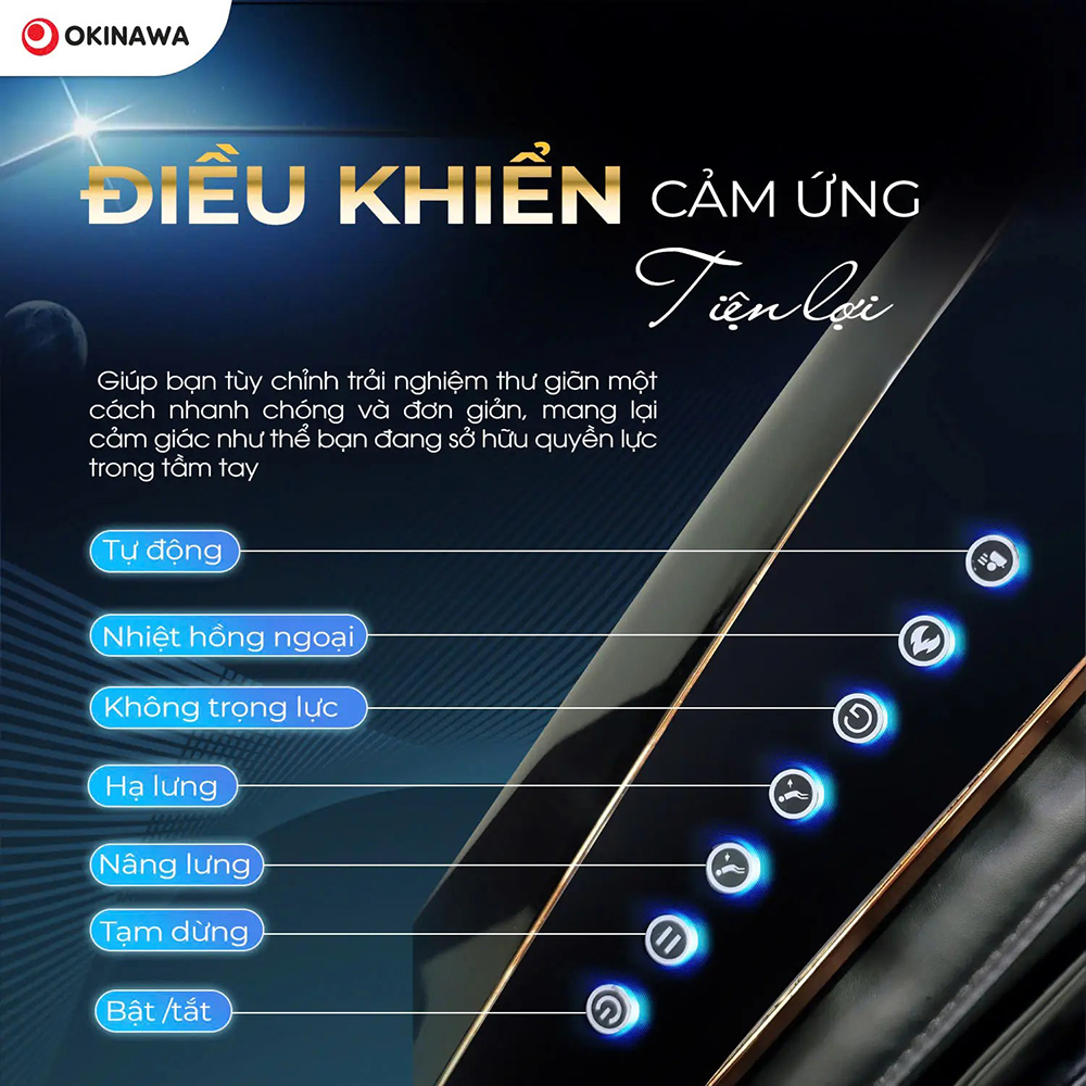 ghế massage Okinawa Empire 12