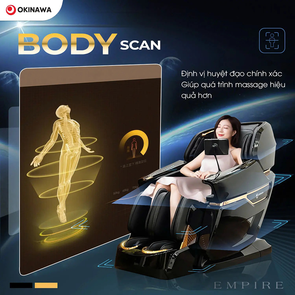 ghế massage Okinawa Empire 8