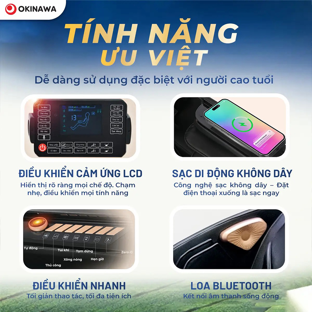 ghế massage Okinawa Gentle 11