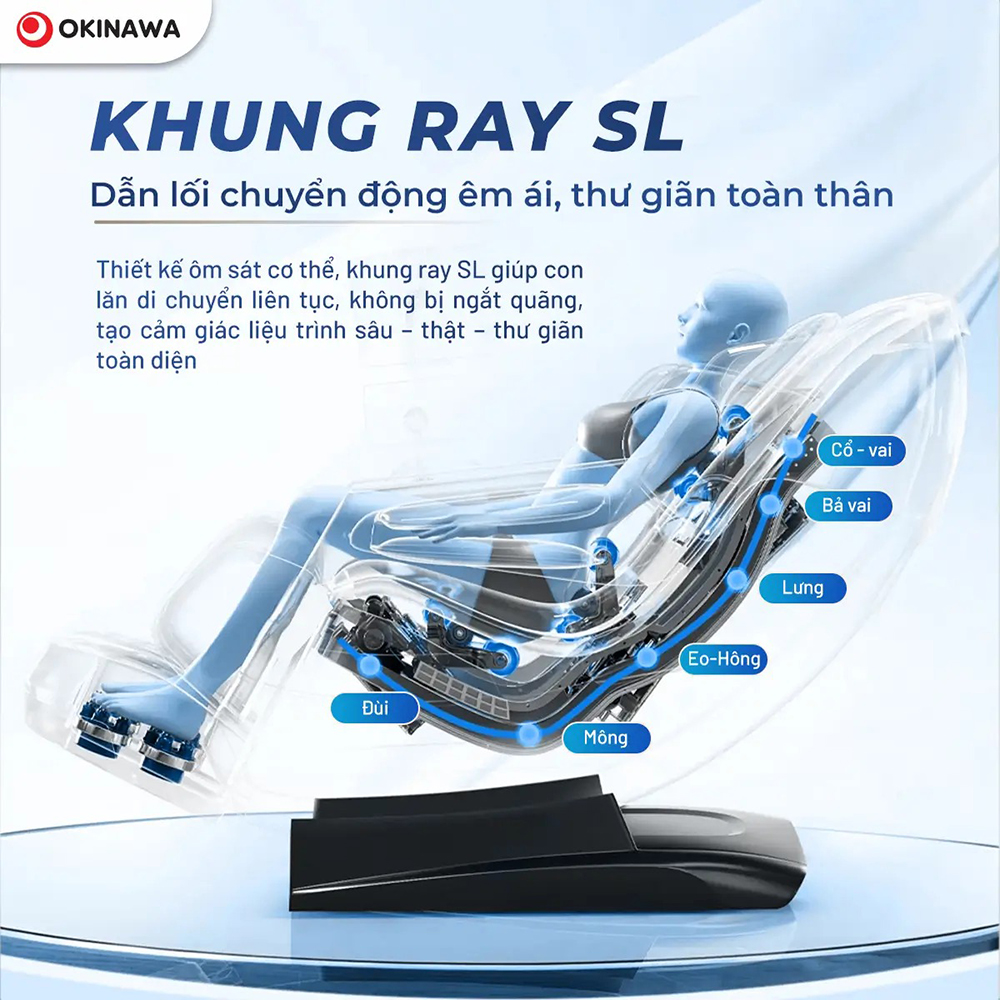 ghế massage Okinawa Gentle 3