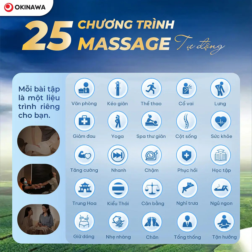ghế massage Okinawa Gentle 7