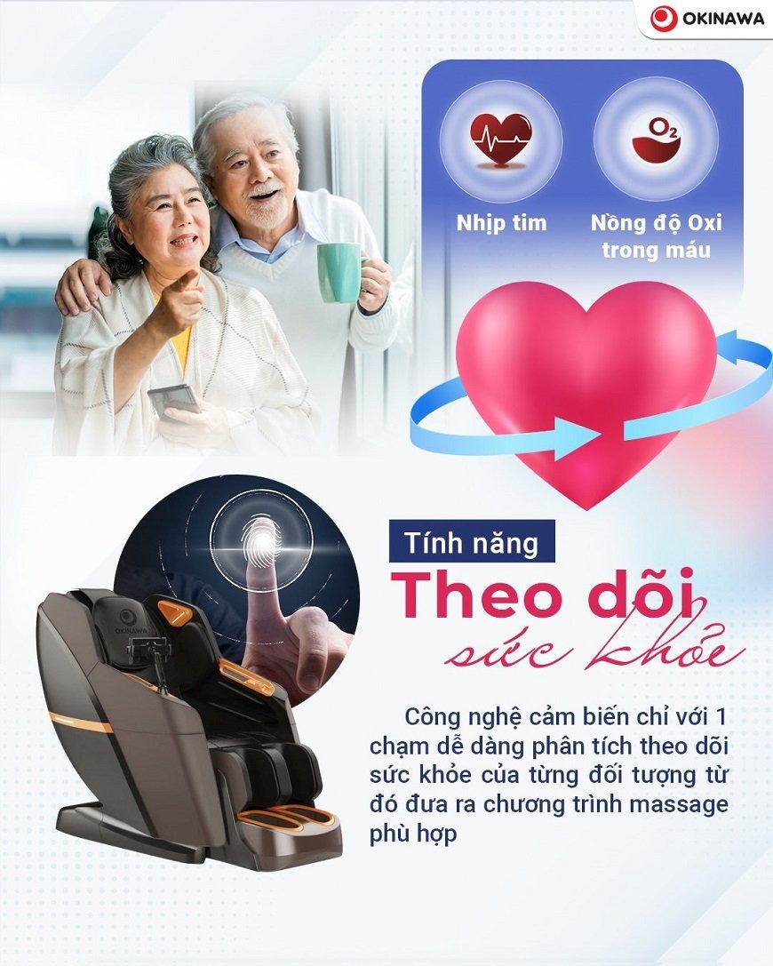 ghế massage Okinawa Glory S-758 5