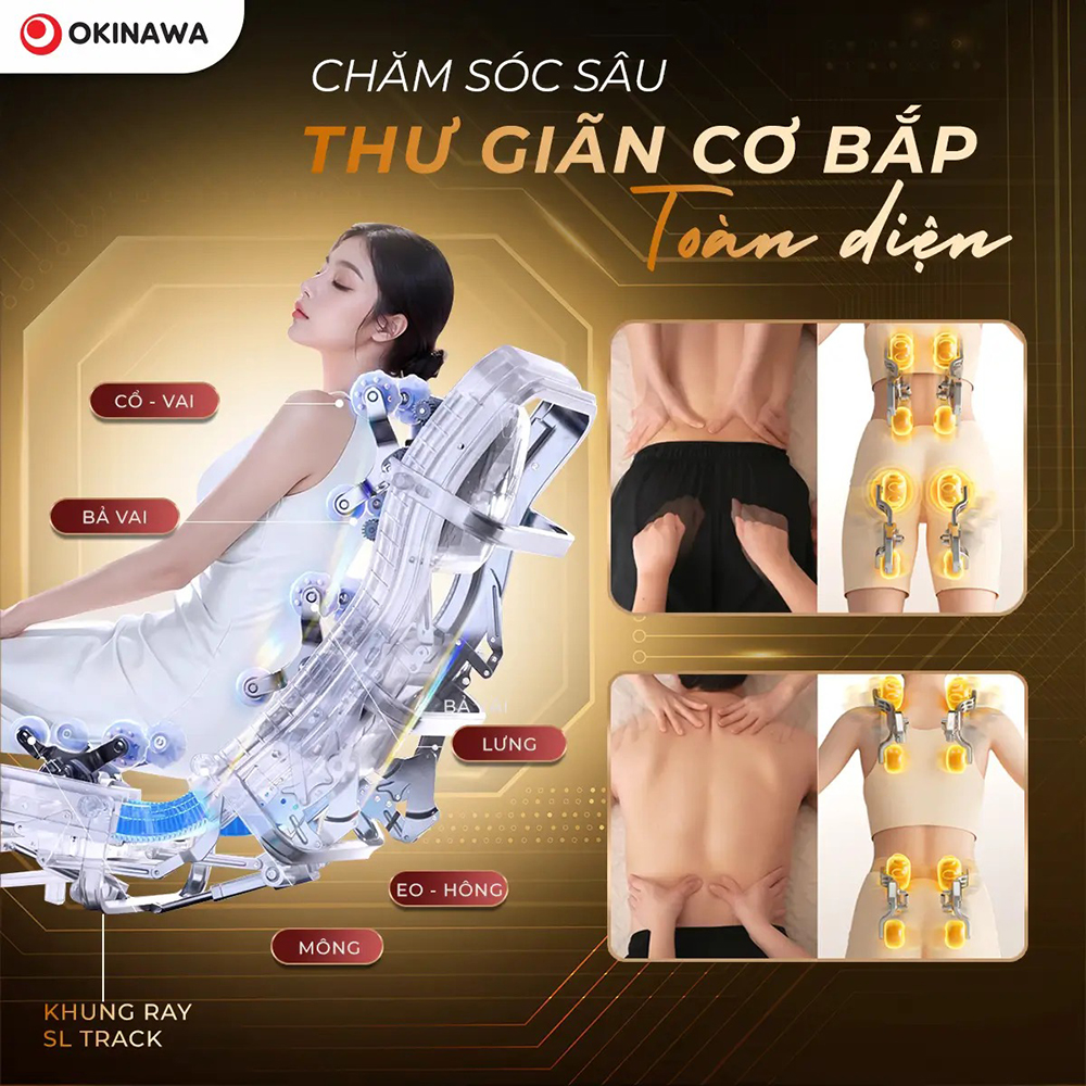 ghế massage Okinawa Lavish 3
