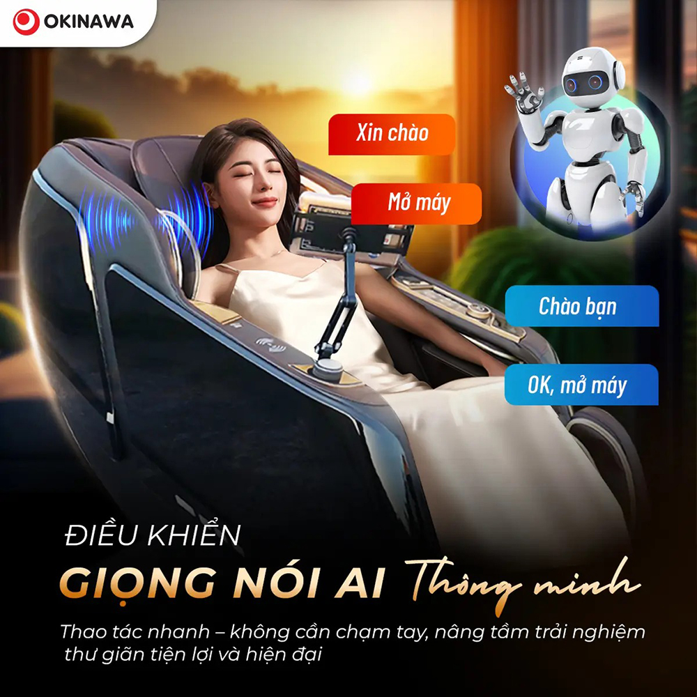 ghế massage Okinawa Lavish 4
