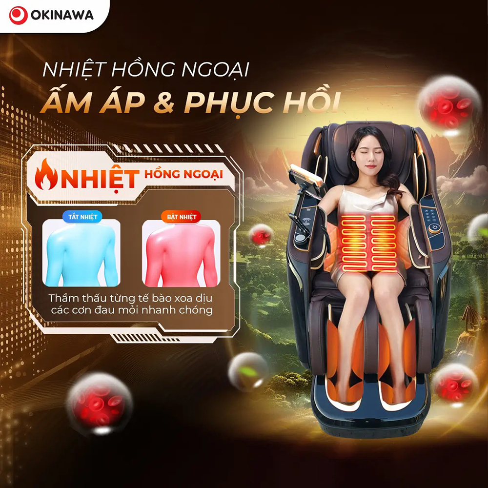 ghế massage Okinawa Lavish 6