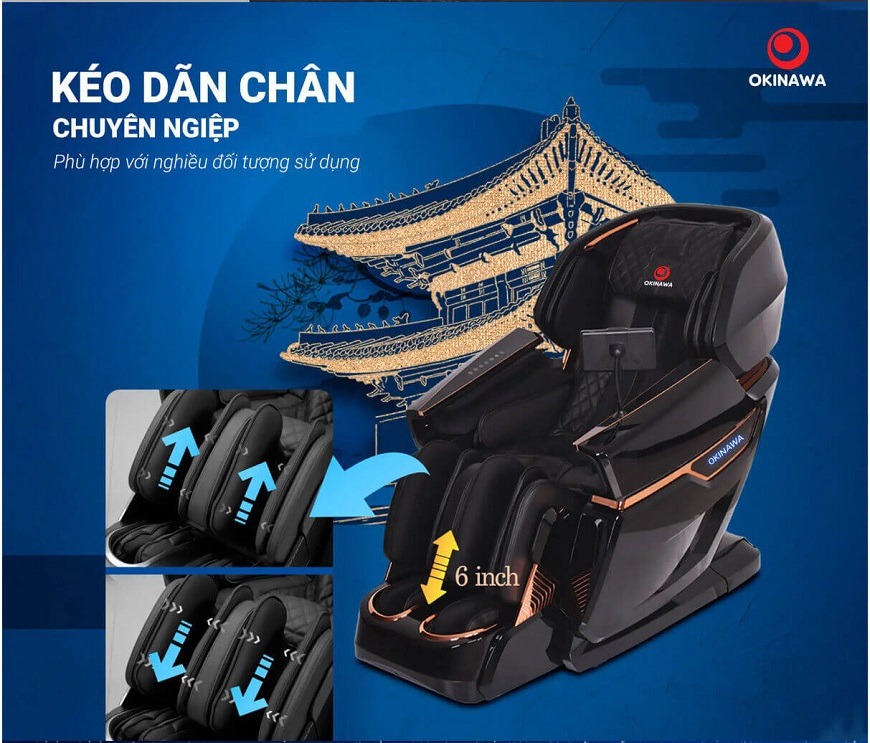 ghế massage Okinawa Majestic Monarch OS-500 10
