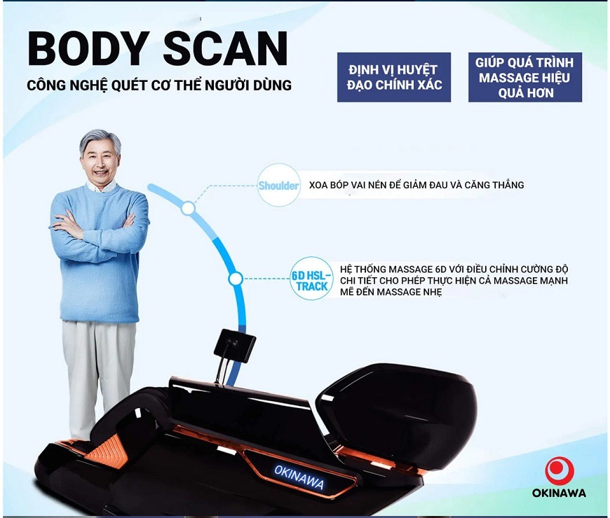 ghế massage Okinawa Majestic Monarch OS-500 3
