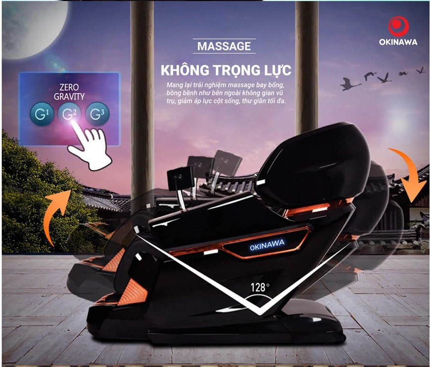 ghế massage Okinawa Majestic Monarch OS-500 6