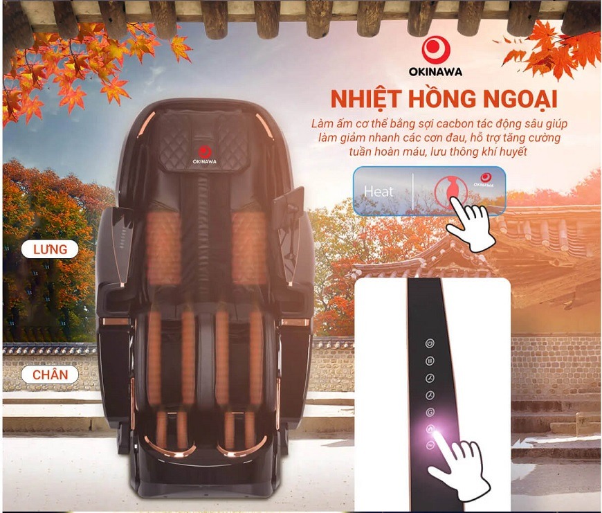 ghế massage Okinawa Majestic Monarch OS-500 7