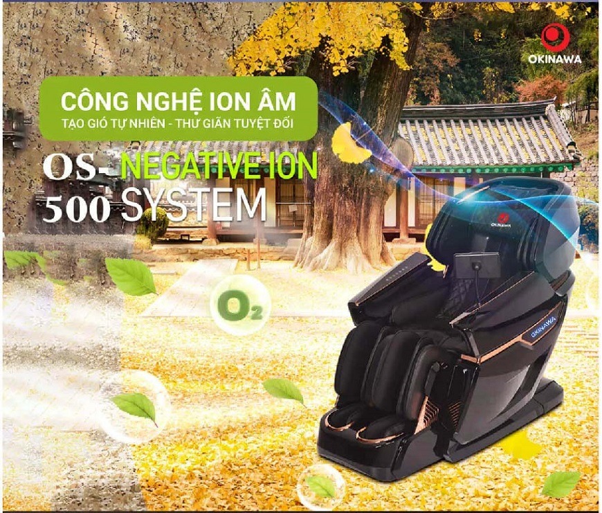 ghế massage Okinawa Majestic Monarch OS-500 8