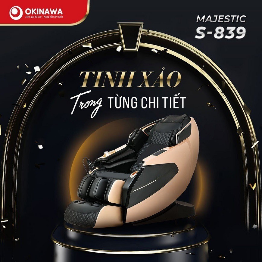 ghế massage Okinawa Majestic S-839 1