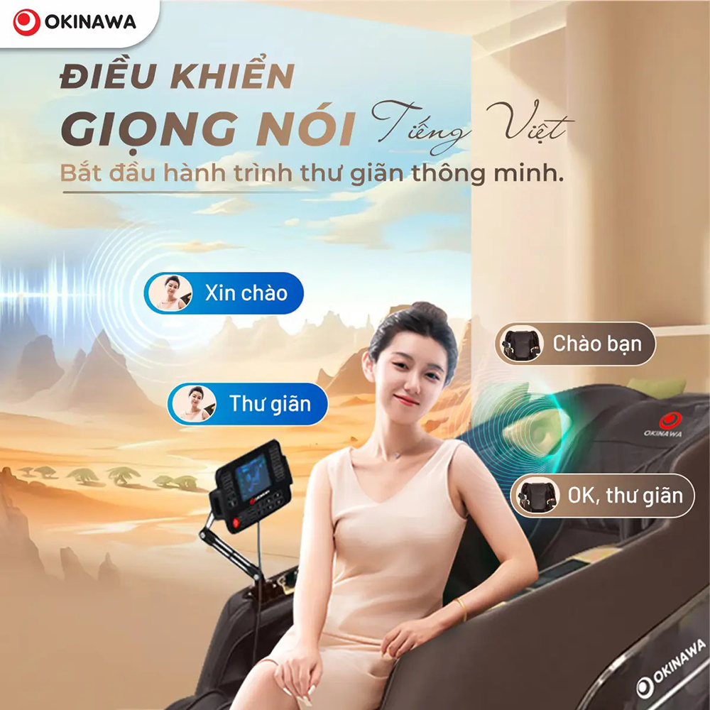 ghế massage Okinawa Mellow 10