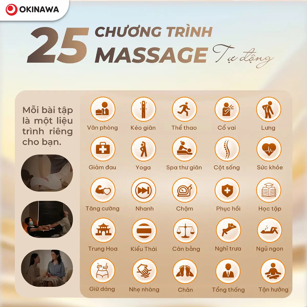 ghế massage Okinawa Mellow 7