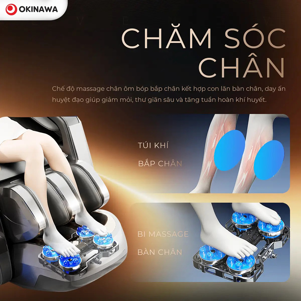 ghế massage Okinawa Mystical 8