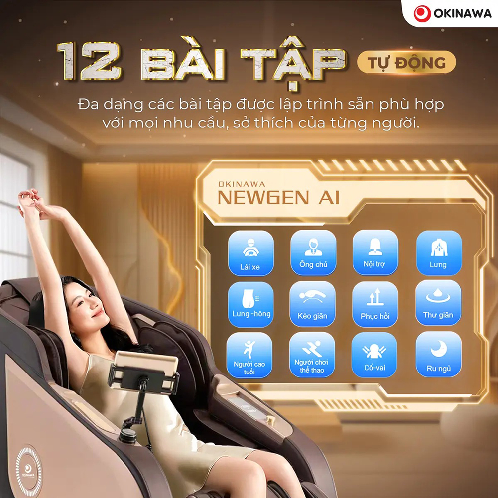 ghế massage Okinawa NEWGEN AI 12