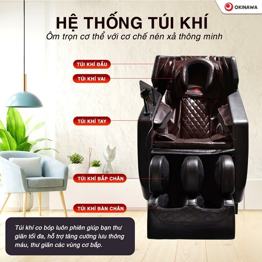 ghế massage Okinawa OS-123 4
