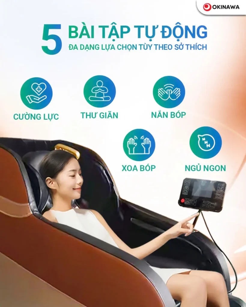 ghế massage Okinawa OS-124 8