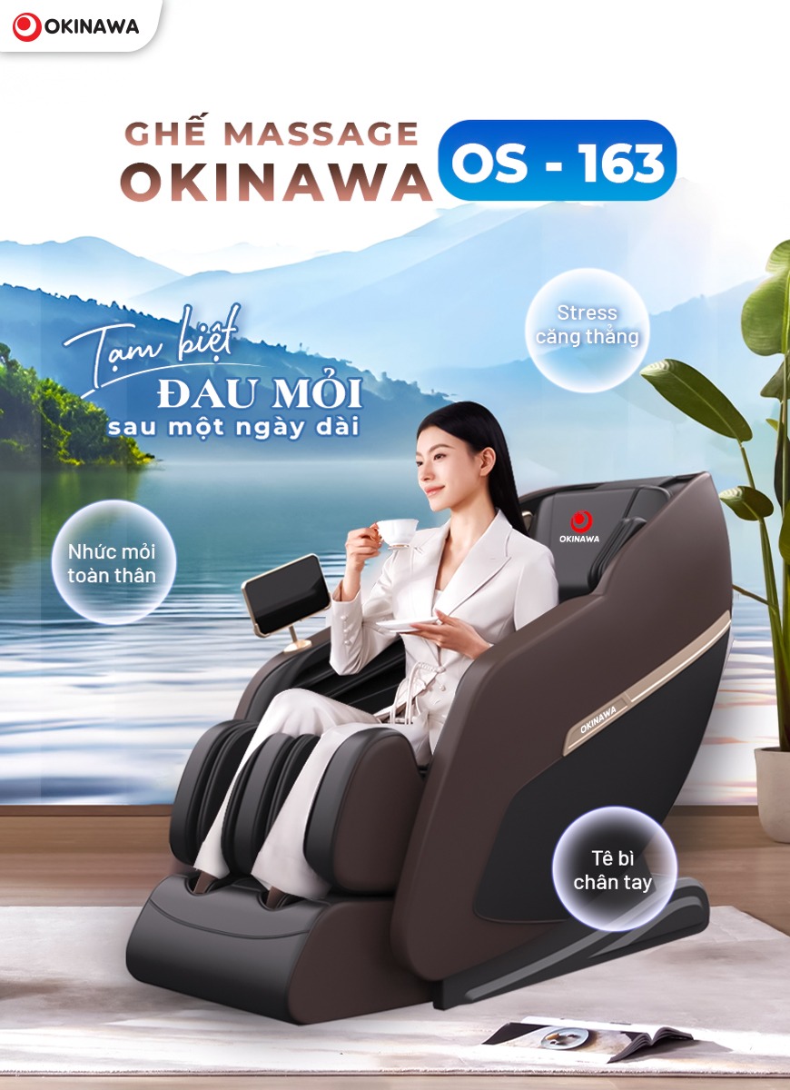 ghế massage Okinawa OS-163 1