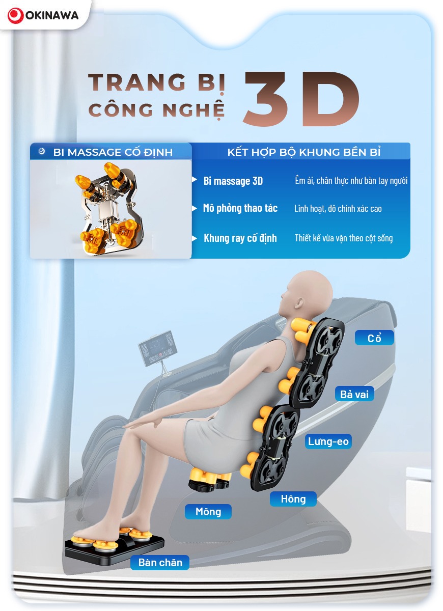 ghế massage Okinawa OS-163 2