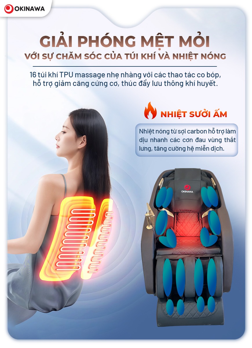 ghế massage Okinawa OS-163 5