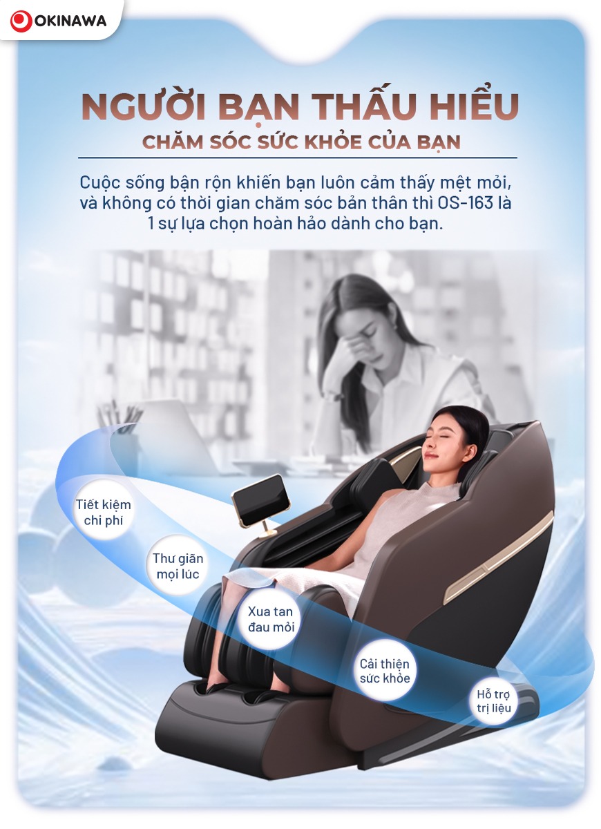 ghế massage Okinawa OS-163 6
