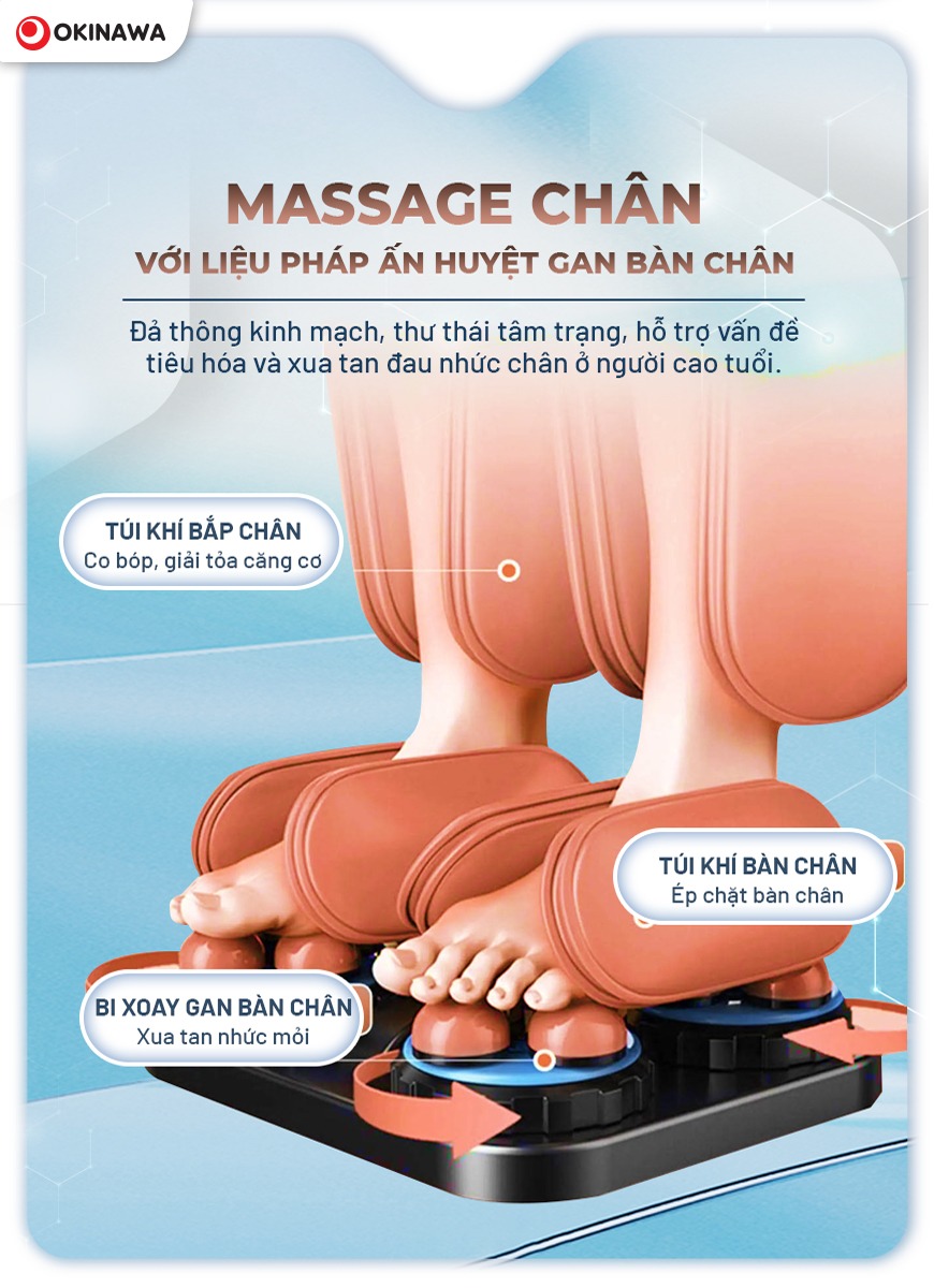 ghế massage Okinawa OS-163 7