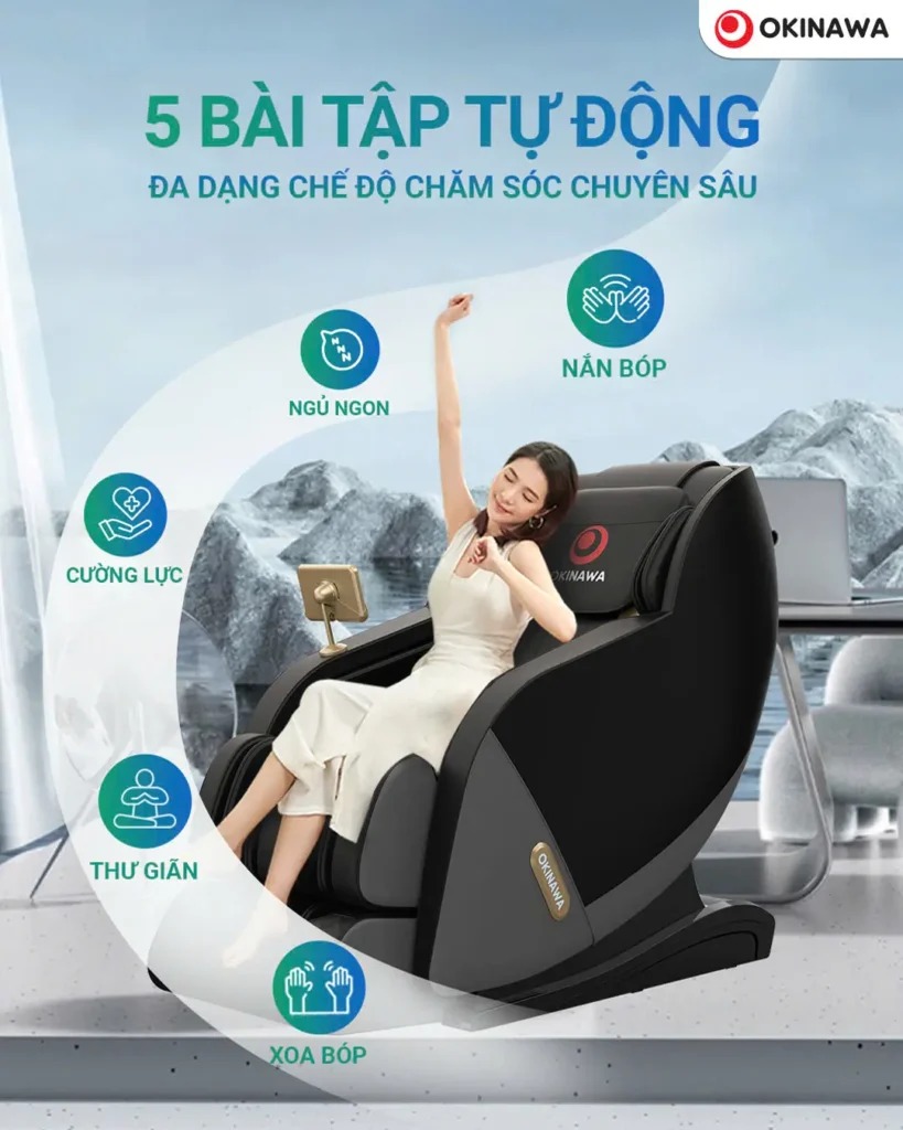 ghế massage Okinawa OS-165 3