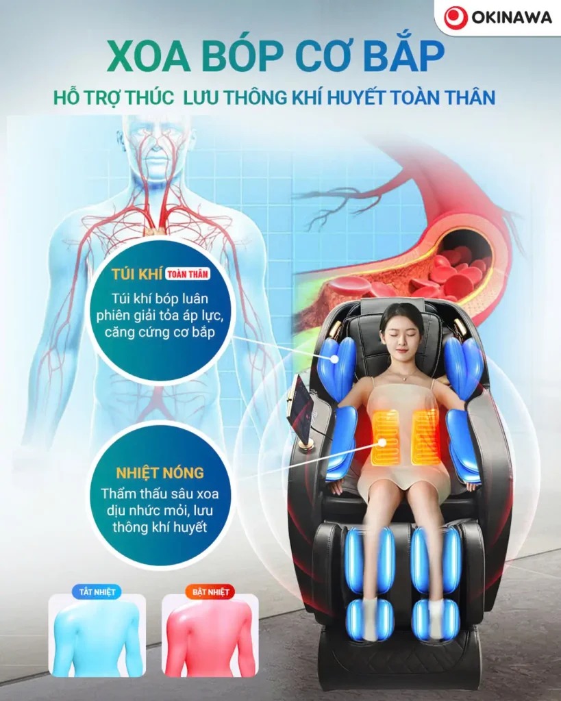 ghế massage Okinawa OS-165 5