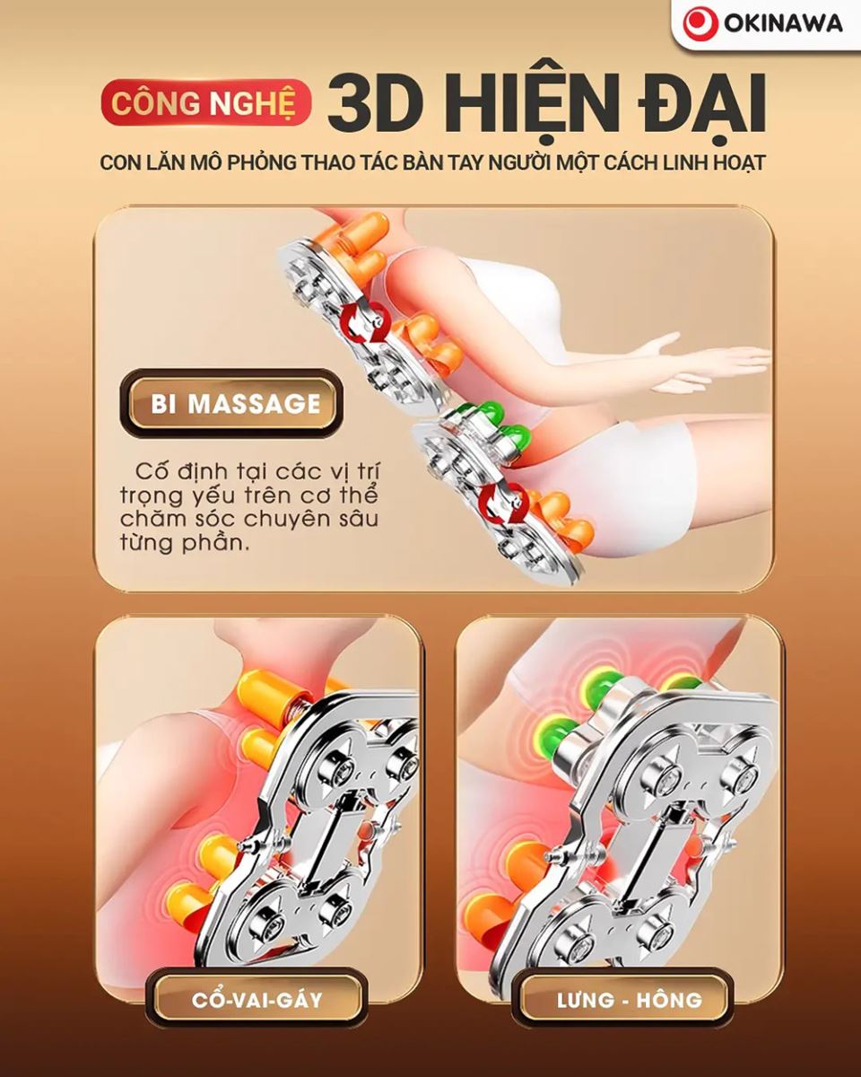 ghế massage Okinawa OS-166 3