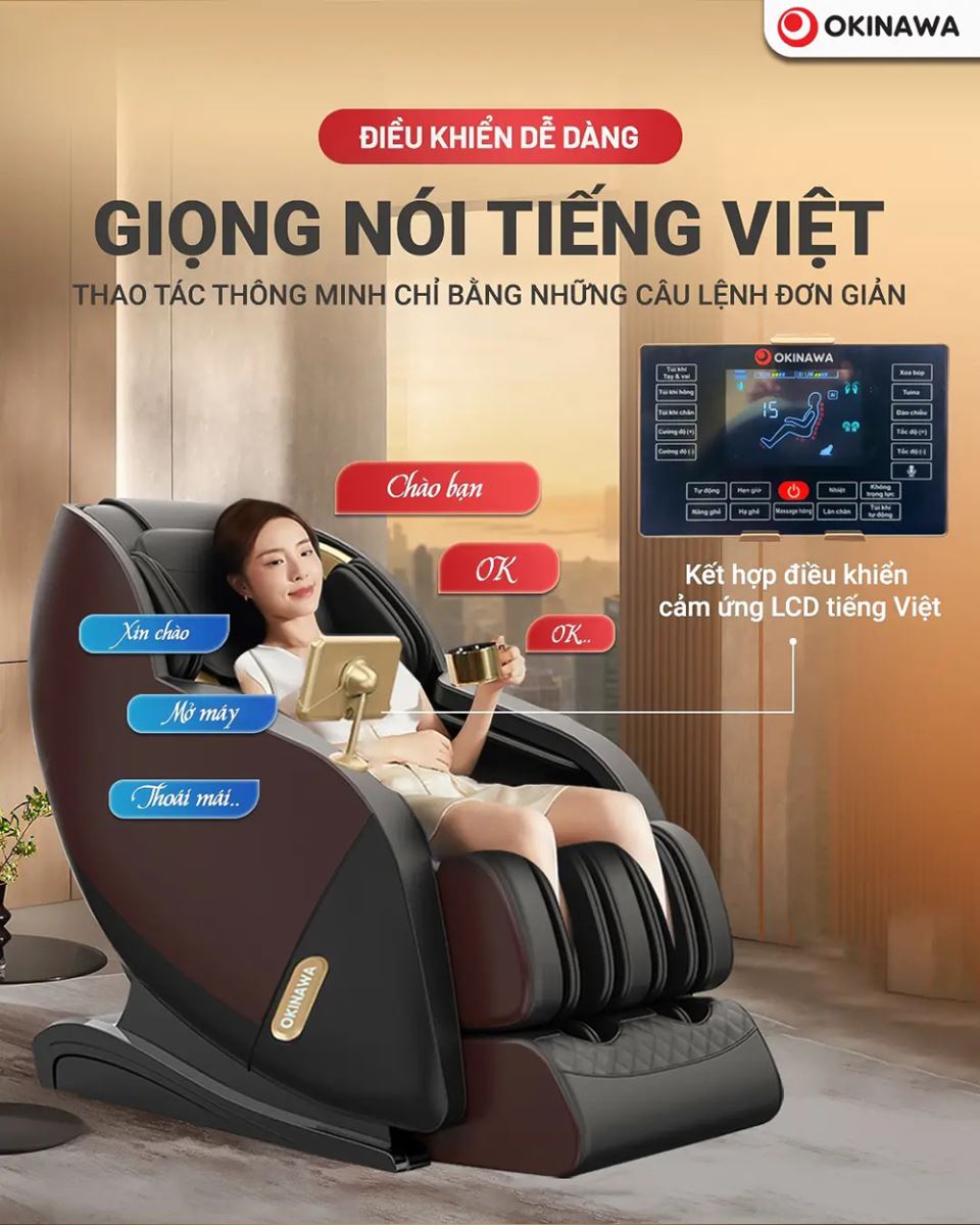 ghế massage Okinawa OS-166 6
