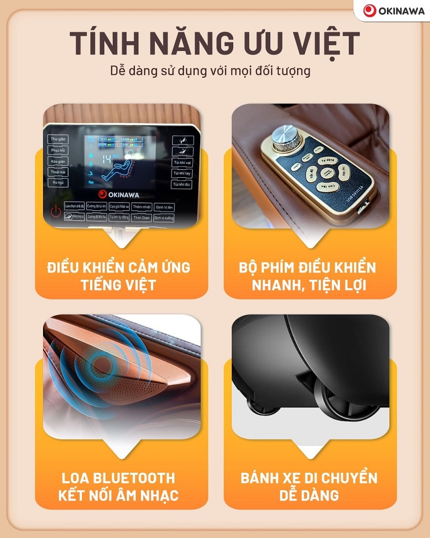 ghế massage Okinawa OS-259 4