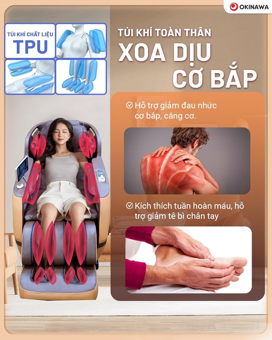 ghế massage Okinawa OS-259 6