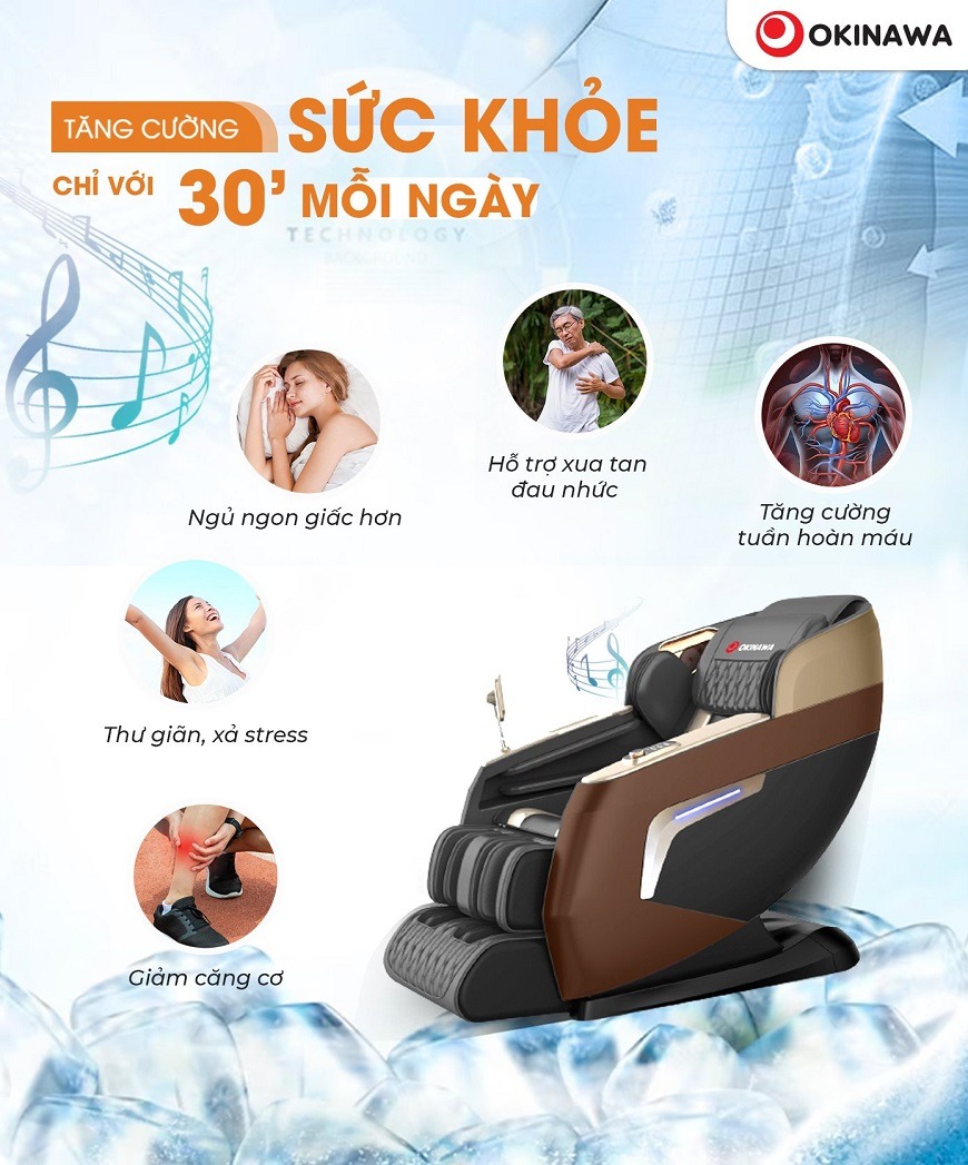 ghế massage Okinawa OS-262 4