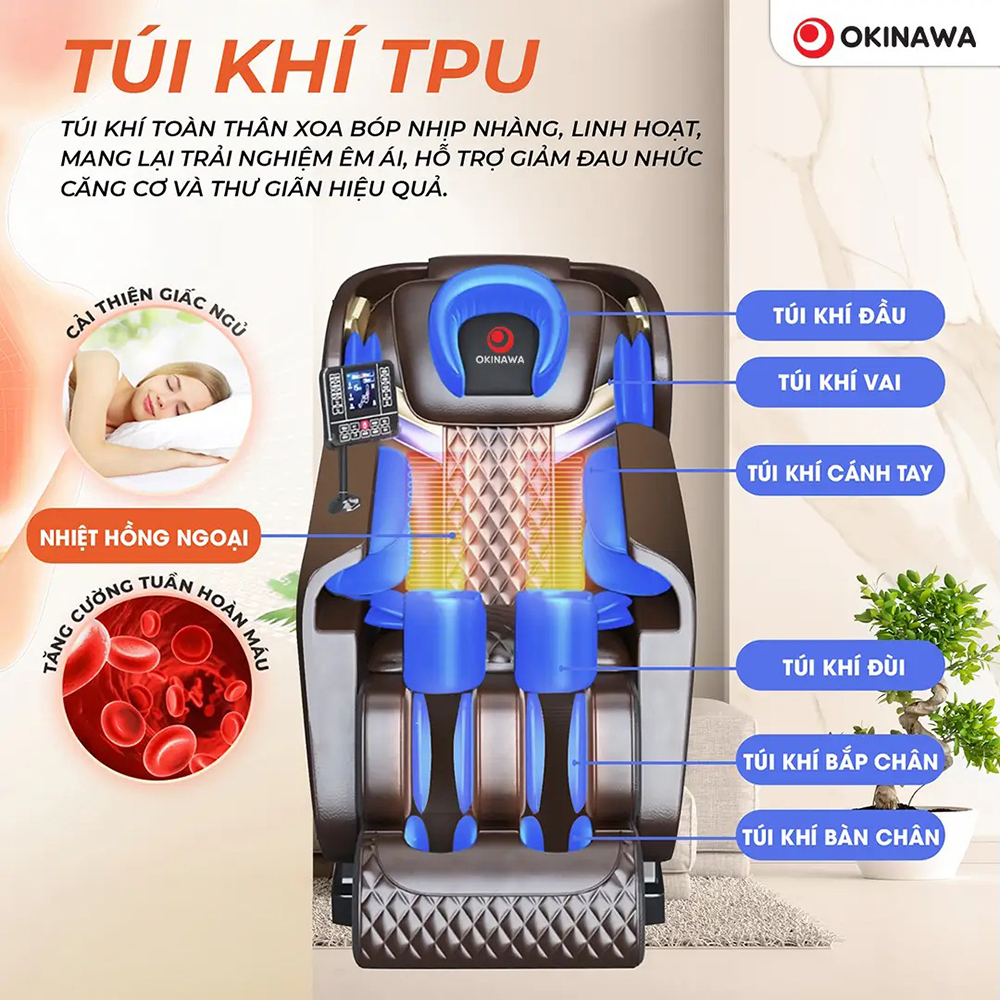 ghế massage Okinawa OS-291 3