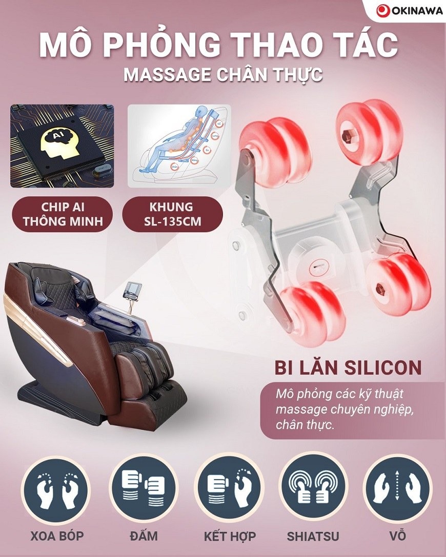 ghế massage Okinawa OS-345 3