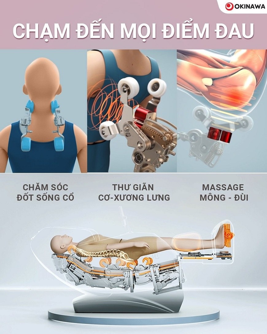 ghế massage Okinawa OS-345 6