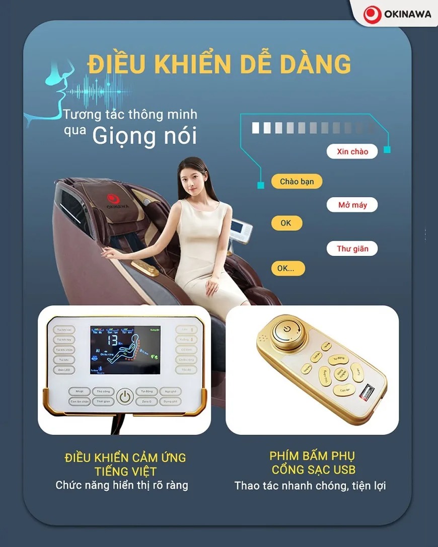 ghế massage Okinawa OS-359 4